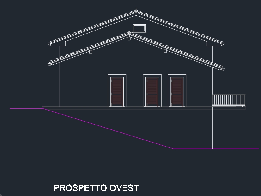 IMM0065 - Colle Ventrano - Prospetto Ovest